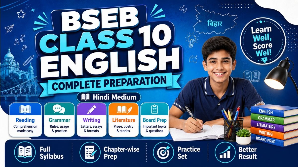 BSEB Class 10 English Complete Course