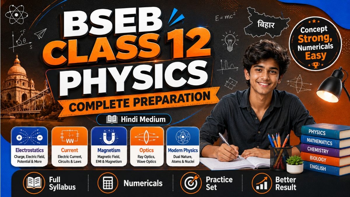 BSEB Class 12 Physics Complete Course