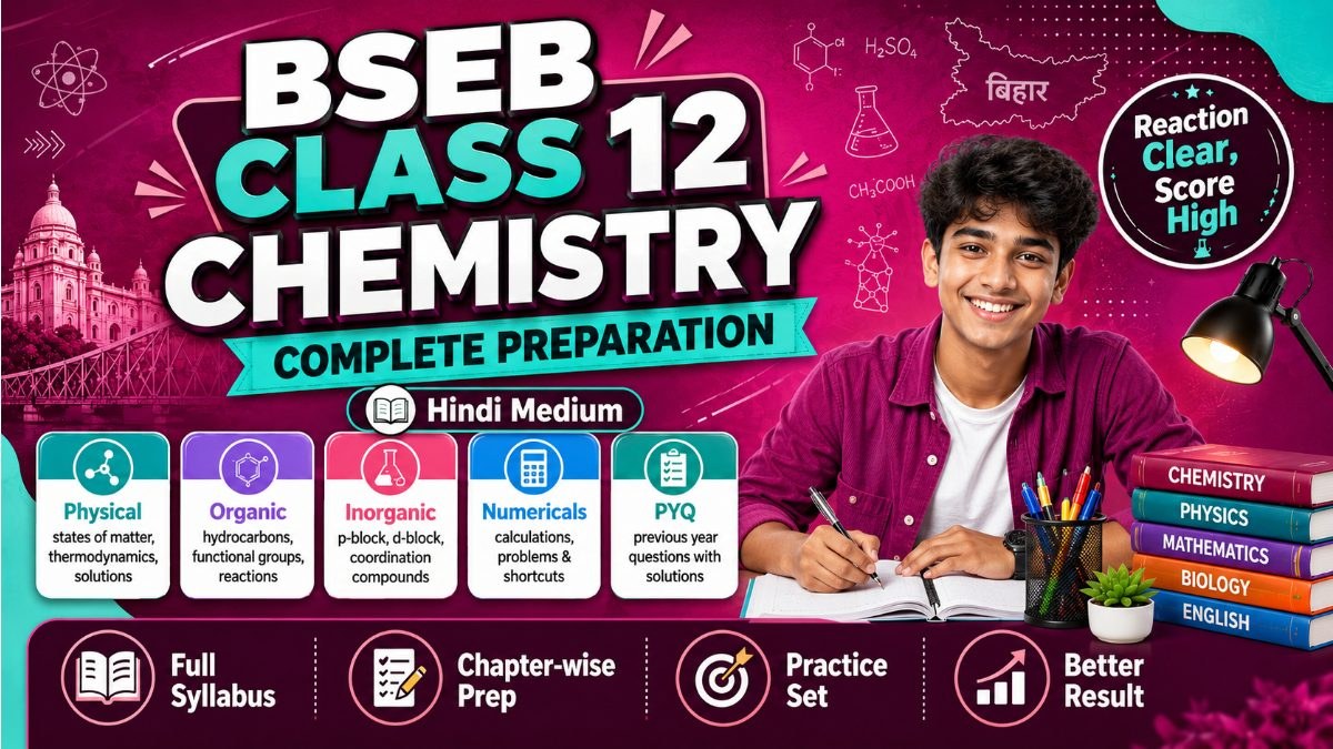 BSEB Class 12 Chemistry Complete Course